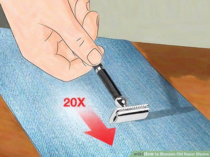 Sharping Razor Logo - How to Sharpen Old Razor Blades: 10 Steps (with Pictures)