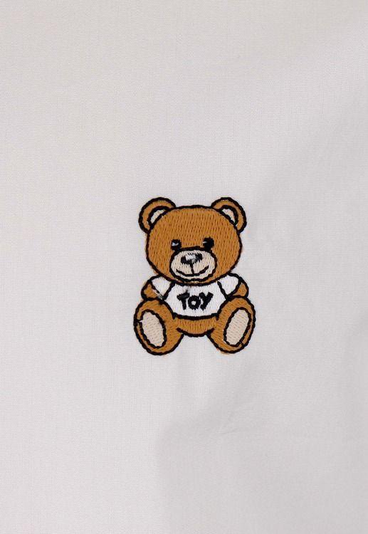 Moschino Bear Logo - Moschino Shirts Shop, Moschino Teddy Bear Logo Shirt White Men Moschino