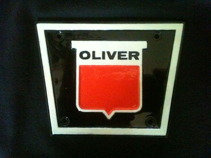 Oliver Tractor Logo - Oliver 1650 Grille Emblem (picture)'s Tractors