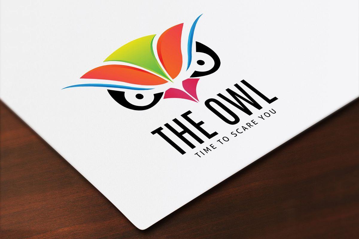 Owl Face Logo - Owl Face Logo Template