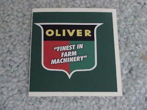 Oliver Tractor Logo - Details about OLIVER TRACTOR LOGO STICKER