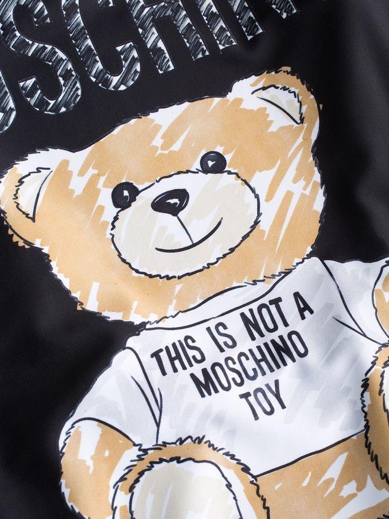 Moschino Bear Logo - Moschino bear logo print swimsuit