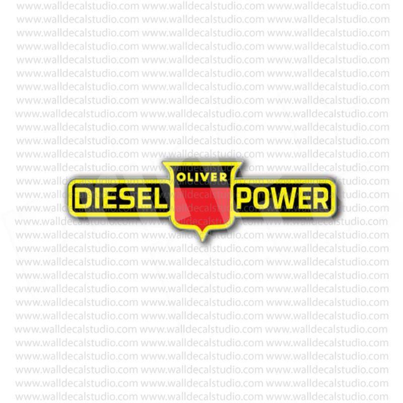 Oliver Tractor Logo - Oliver Diesel Power Tractor Emblem Sticker