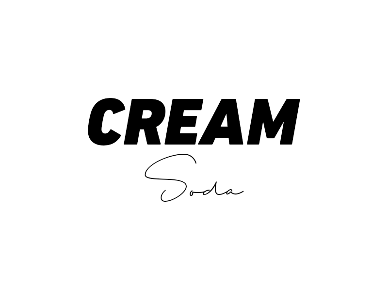 The Banf Cream Logo - Cream Soda - Logo Design by Eugeniu Gulica | Dribbble | Dribbble