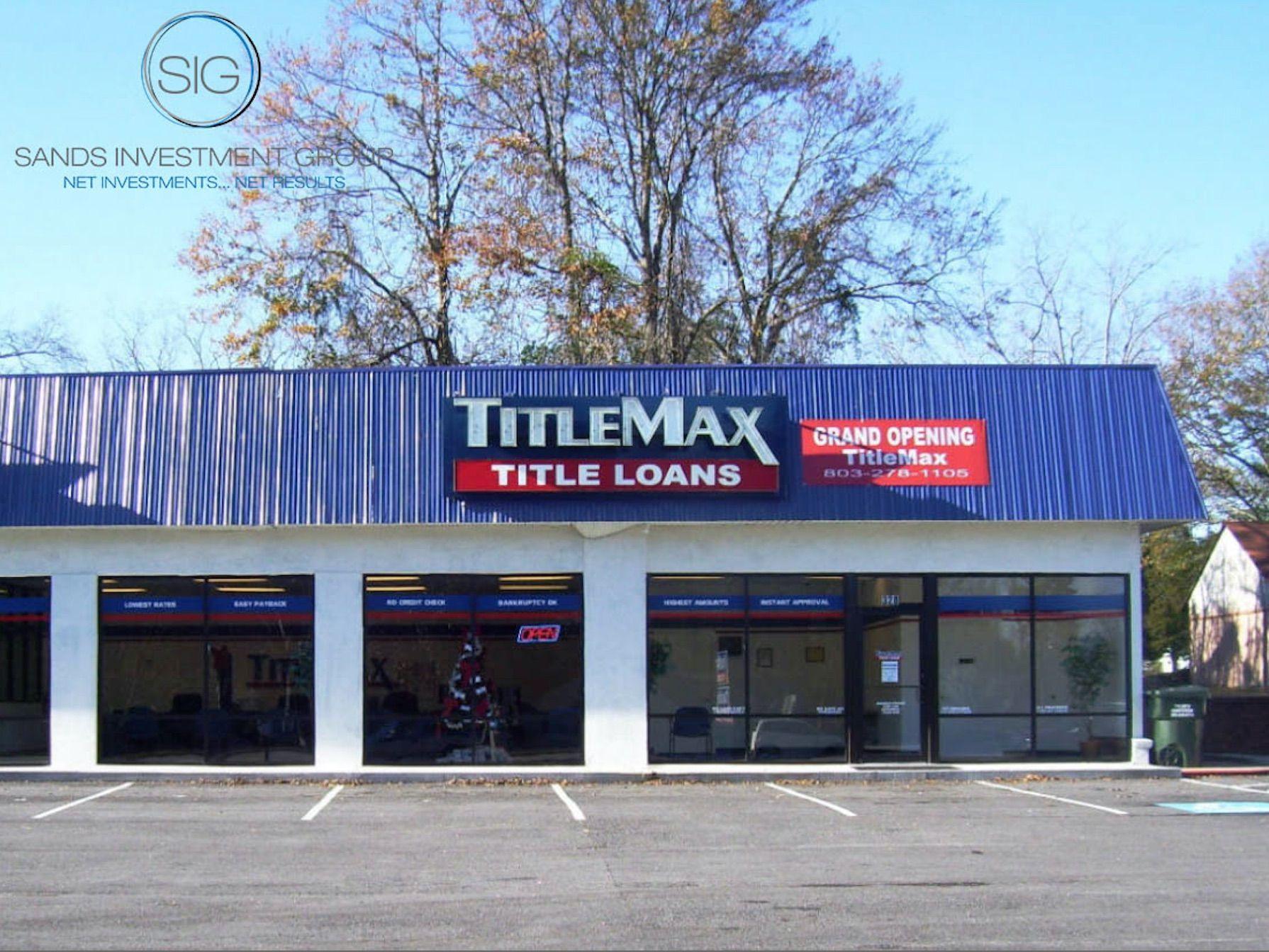 Title Max Logo - TitleMax N Augusta with Logo | Sands Investment Group | SIG