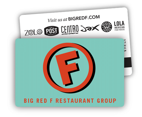 Big Red F Logo - Gift Cards. Big Red F