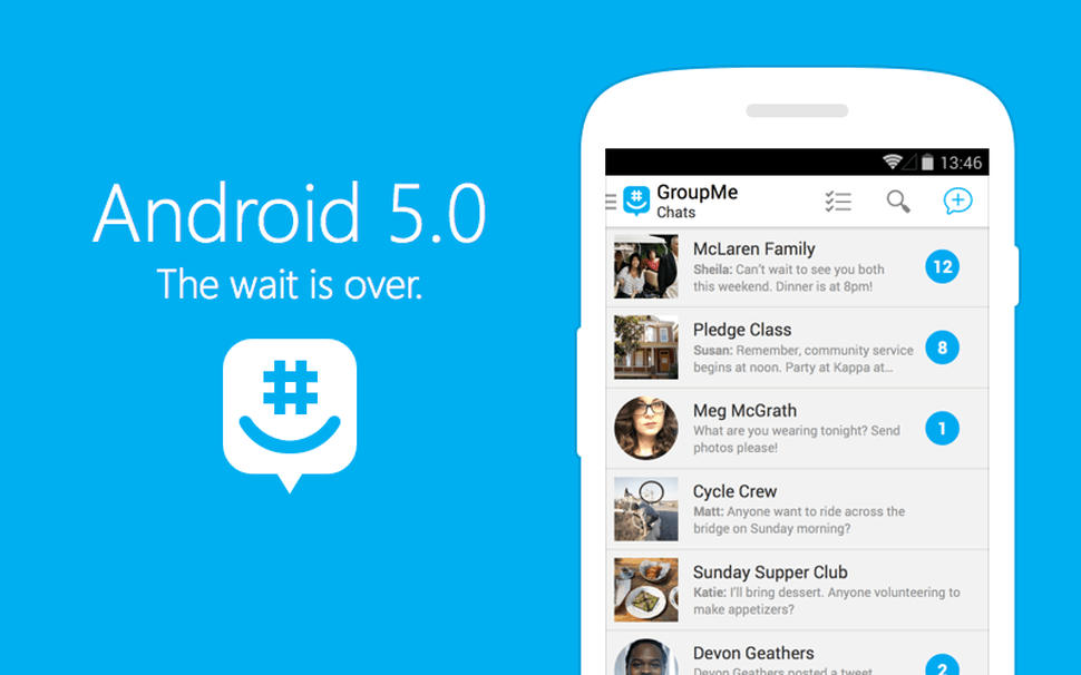 GroupMe App Logo - New GroupMe Android app can now send GIFs to your friends - CNET