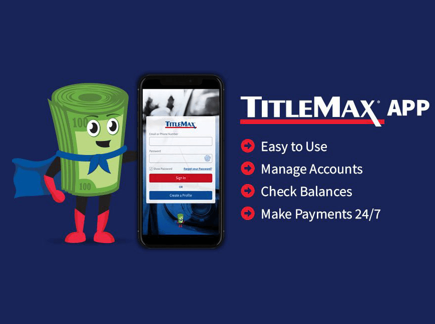 Title Max Logo - Introducing The All NEW TitleMax App for 24/7 Convenience!