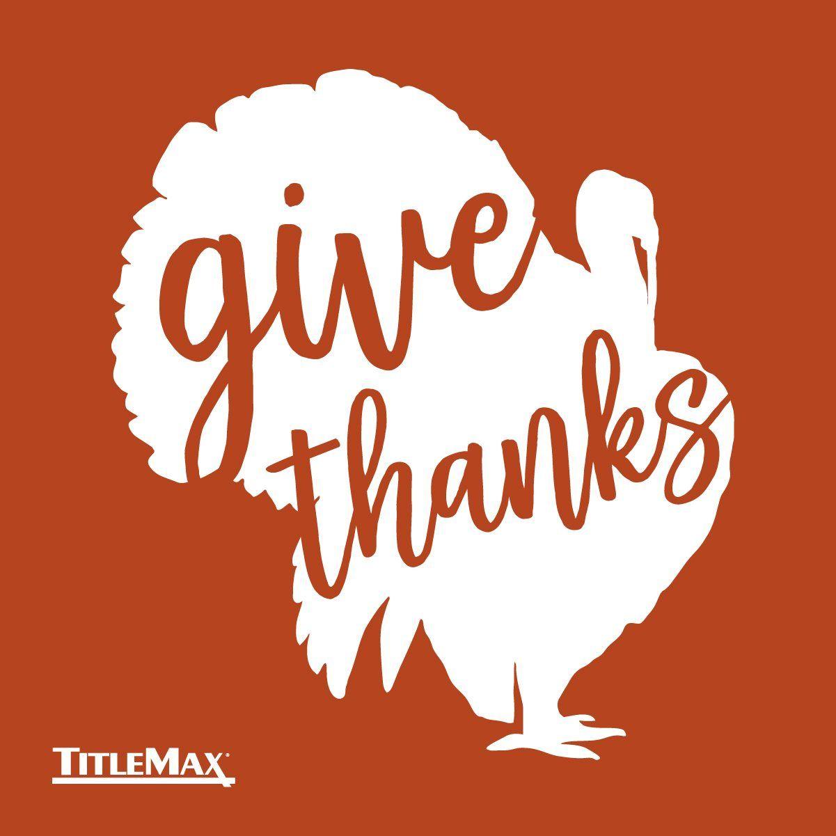 Title Max Logo - HAPPY THANKSGIVING FROM TITLEMAX!