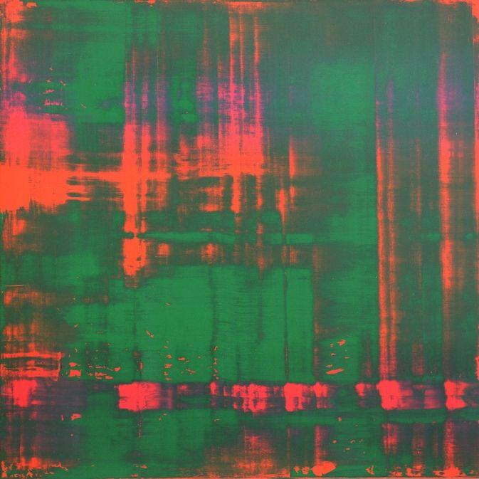 Red and Green Oil Logo - Red-Blue-Green [803-1] » Art » Gerhard Richter