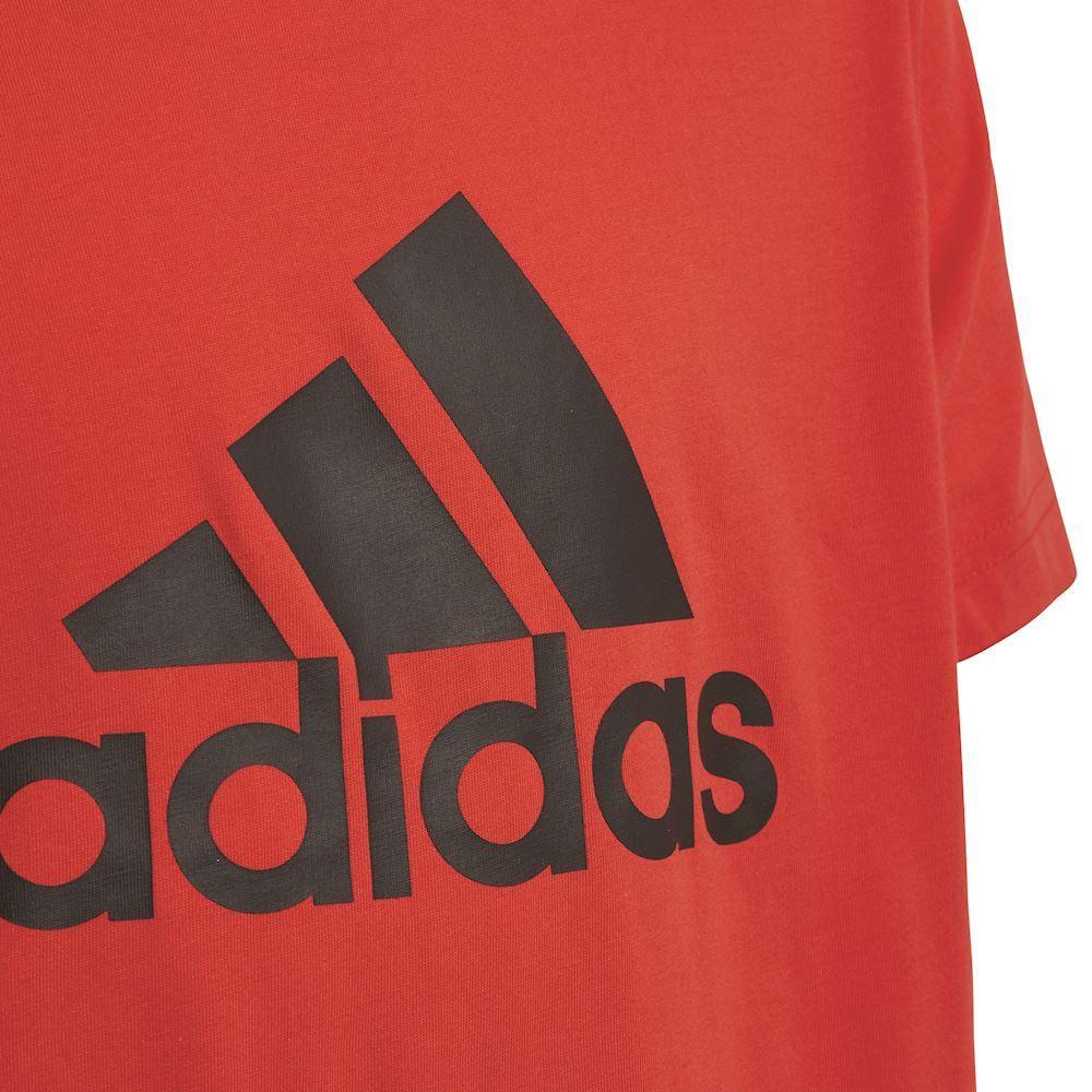Black and Red Adidas Logo - adidas Essentials Logo T-Shirt Boys - Red, Black buy online | Tennis ...
