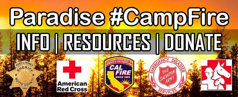 Paradise Cross Logo - Paradise Camp Fire Relief 95.1