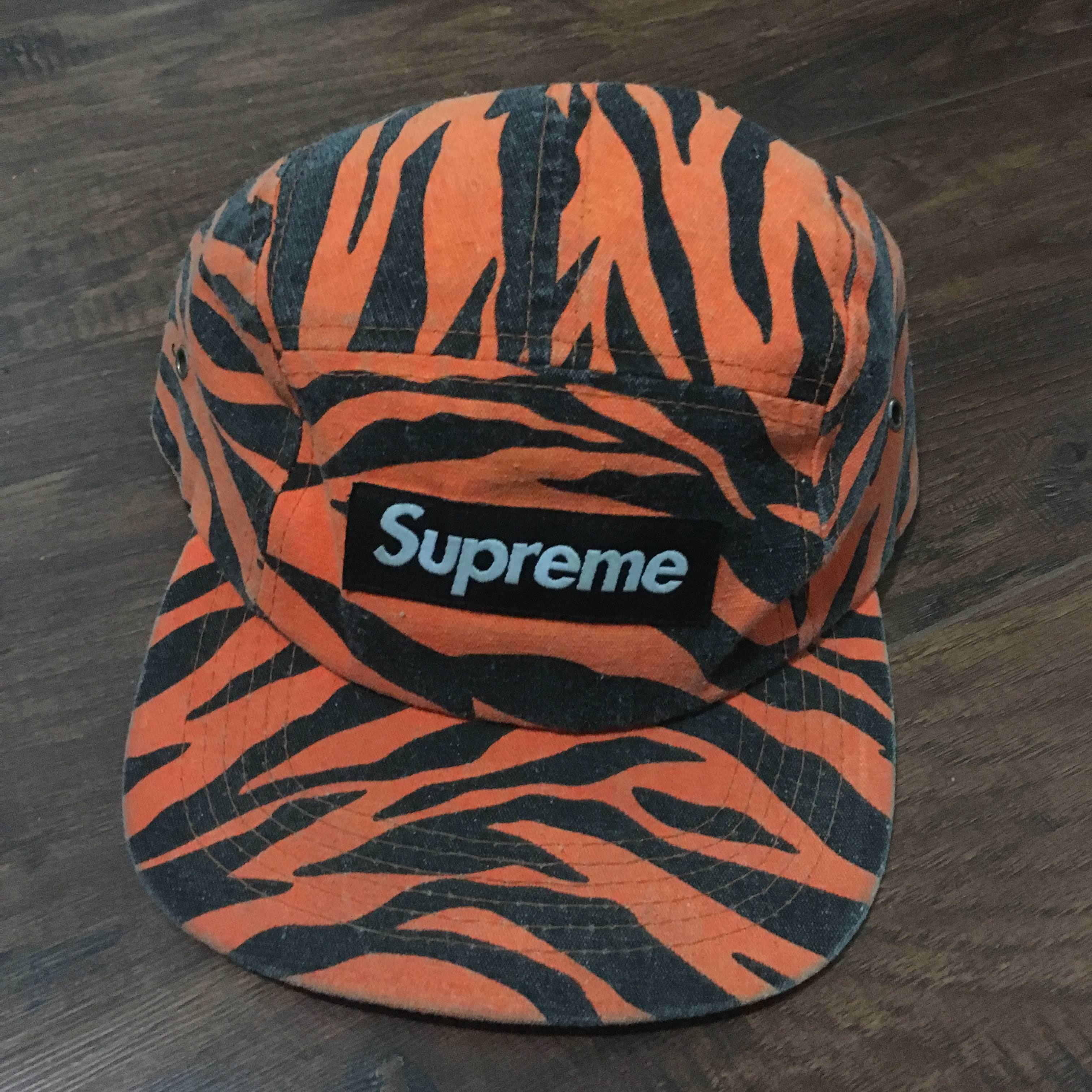 Supreme Tiger Logo Logodix - supreme black camp cap roblox