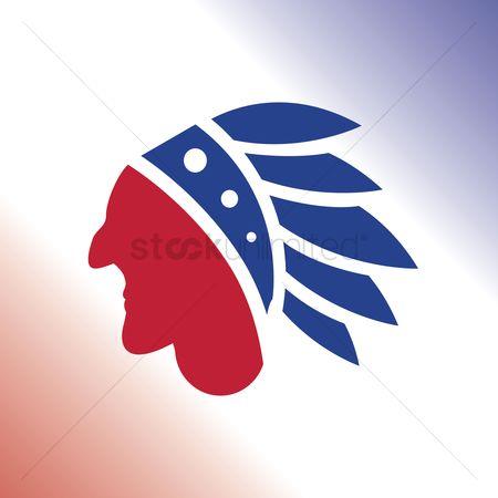 American Red Indian Logo - Free Red Indian Stock Vectors | StockUnlimited