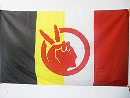 American Red Indian Logo - AZ FLAG American Indian Movement Flag 2' x 3' for a Pole - Native American  Tribe Flags 60 x 90 cm - Banner 2x3 ft with Hole