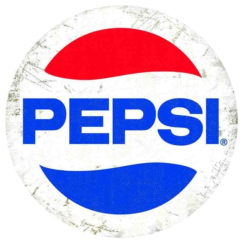 Original Pepsi Cola Logo - Pepsi Cola - Logo – The Original Metal Sign Company