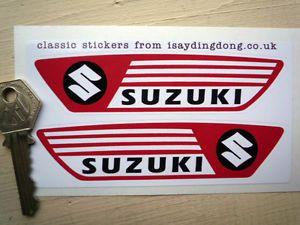 Old Suzuki Logo - SUZUKI OLD STYLE GP RACER retro classic style Motorcycle stickers