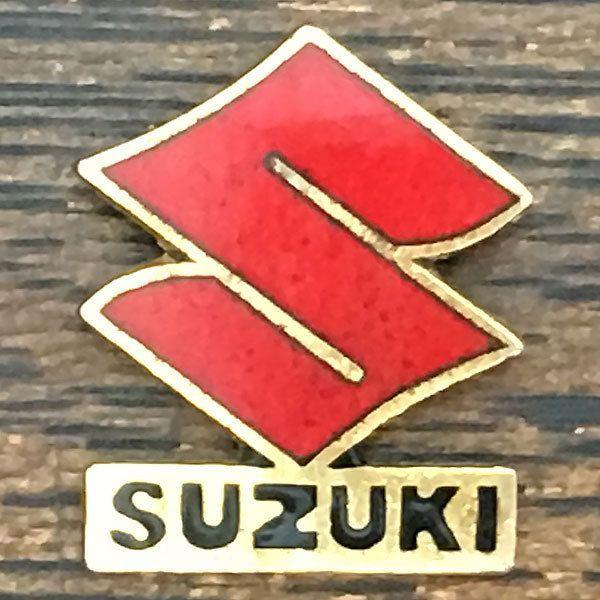 Old Suzuki Logo - Suzuki Logo pin badge SUZUKI Logo Pin Biker domestic production old
