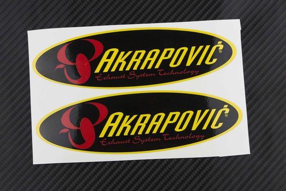 Old Suzuki Logo - Akrapovic old logo exhaust motorcycle stickers decals heat