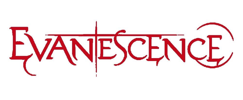 Evanescence Logo - Evanescence Logo Rub-On Sticker - Red