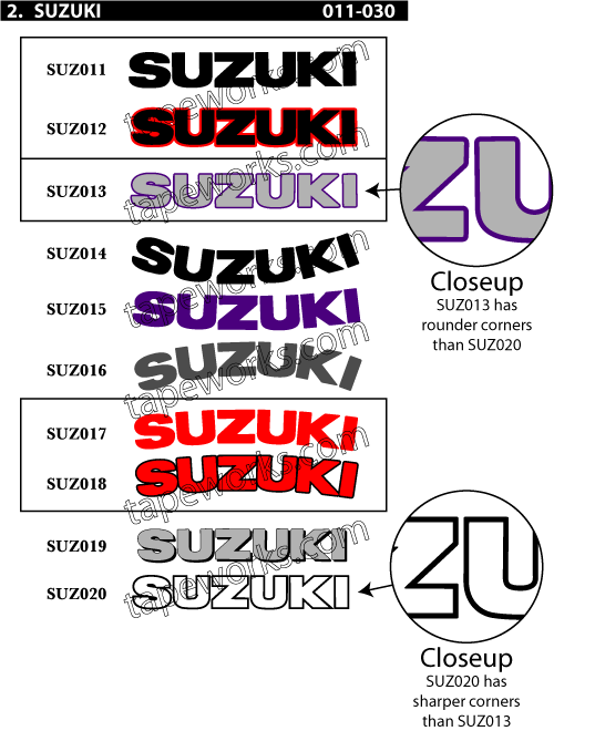 Old Suzuki Logo - Suzuki Graphics