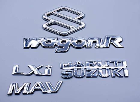 Old Suzuki Logo - Wagon R MAV Old Suzuki Emblem: Amazon.in: Car & Motorbike