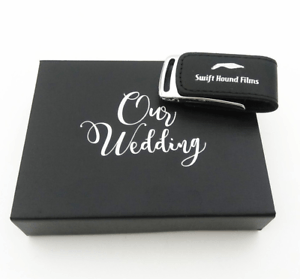 3 Black Boxes Logo - Black leather shells model USB 2.0 3.0 flash drive can custom logo + ...