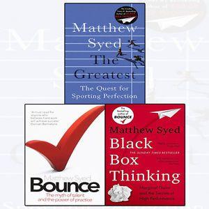 3 Black Boxes Logo - Matthew Syed Collection The Greatest 3 Books Set Black Box Thinking