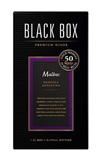 3 Black Boxes Logo - Black Box Malbec, 3L at Amazon's Wine Store