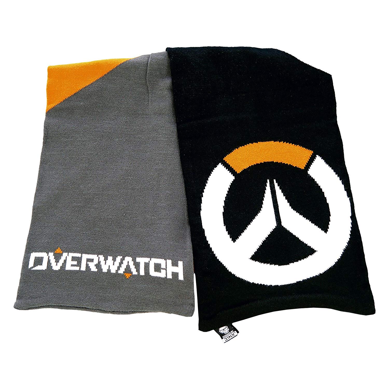 White Orange Logo - Overwatch Scarf with Game Logo 25x165cm black white orange: Amazon ...