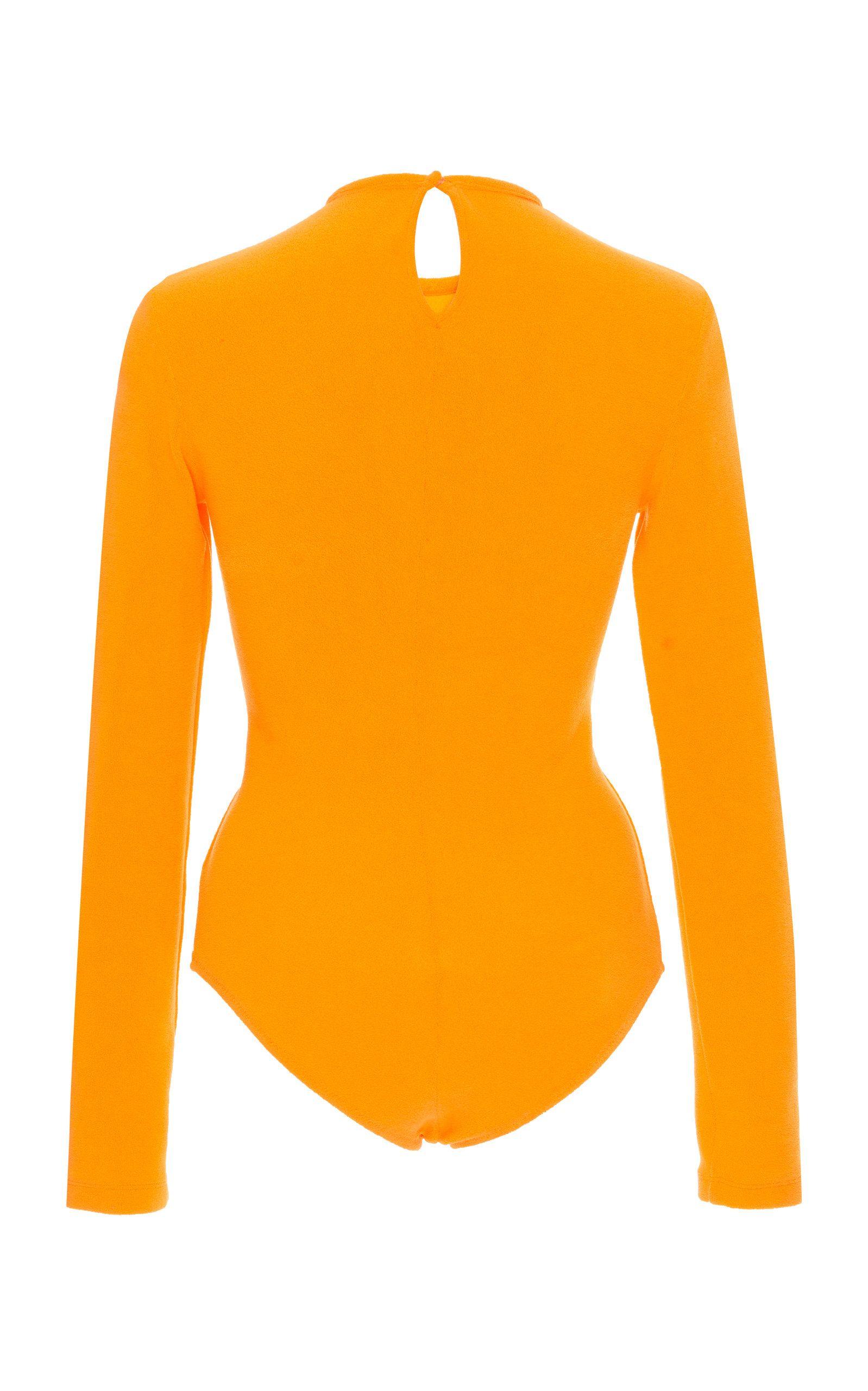 White Orange Logo - Logo Bodysuit by Off-White c/o Virgil Abloh | Moda Operandi