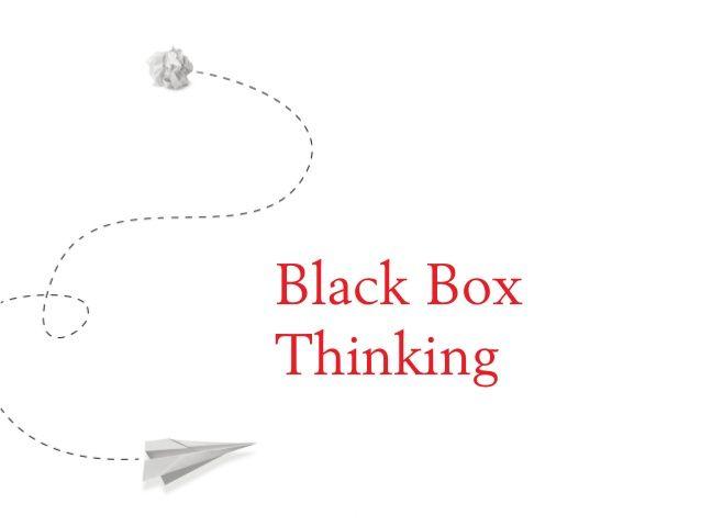 3 Black Boxes Logo - Black Box Thinking - The Surprising Truth About Success