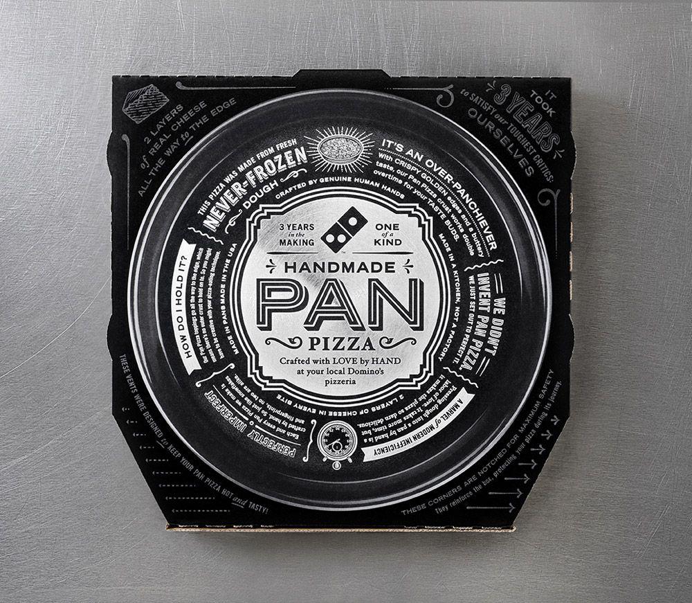 3 Black Boxes Logo - Domino's Handmade Pan Pizza | Lovely Package