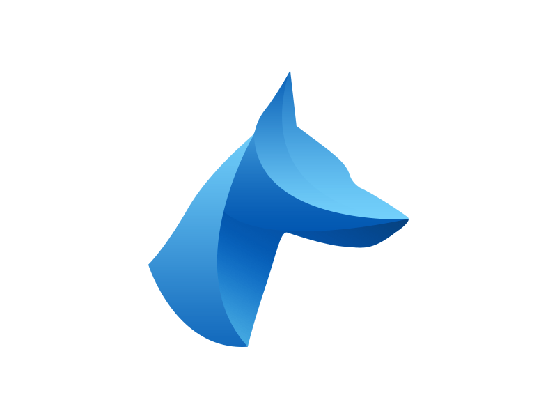 Blue Dog Logo - Dog Logo by Gökhan Kara