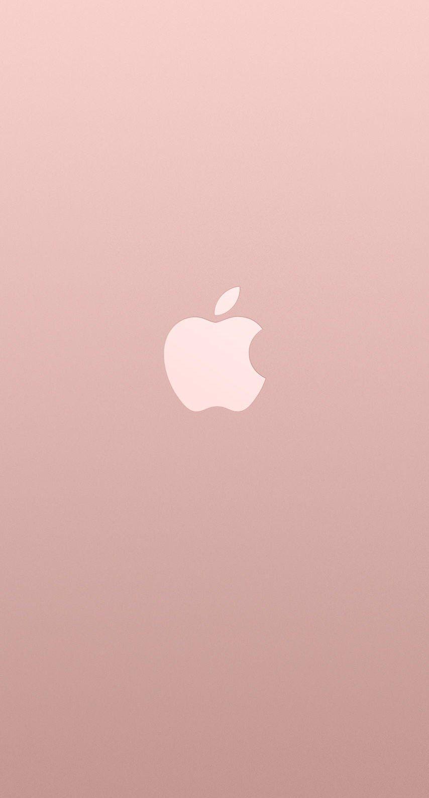 Rose Gold Apple Logo - Apple Logo Rose Gold. iPhone wallpaper. Pantalla, Fondos de