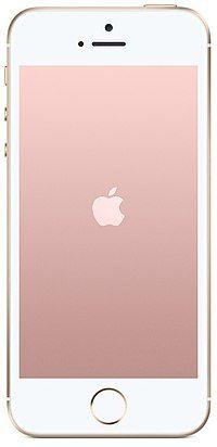 Rose Gold Apple Logo - iPhone SE