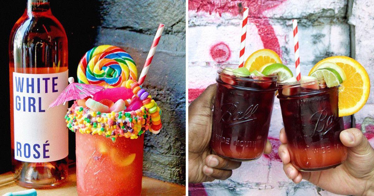 Rainbow Frose Logo - Introducing the frosé freakshake: A mountain of frozen rosé and ...
