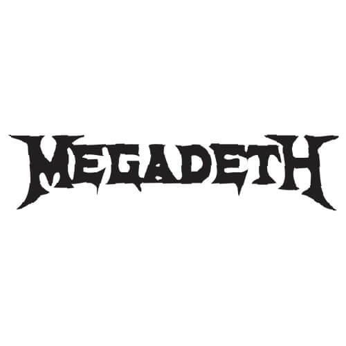 Megadeth Logo - Megadeth Decal Sticker - MEGADETH-BAND-LOGO | Thriftysigns
