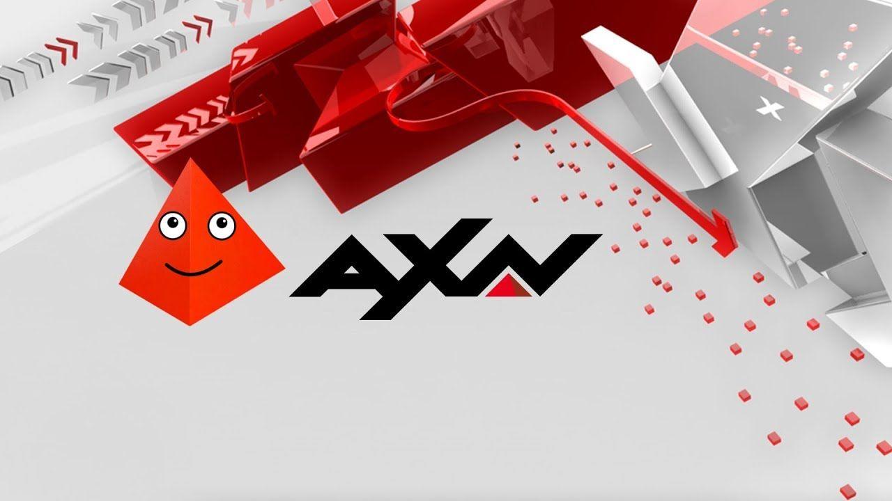 Red Pyrimid Logo - 46 AXN Logo Plays With Red Pyramid Parody - YouTube