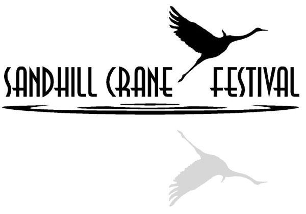 Crane Bird Logo - Sandhill Crane Festival Sightings Checklist