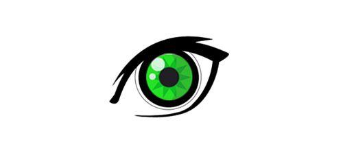 Green Eye Logo - 30 Beautifully Designed Eye Logo | Naldz Graphics