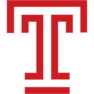 Temple Owls Logo - Temple Owls University T Logo 3 Vinyl Decal Sticker Car Window