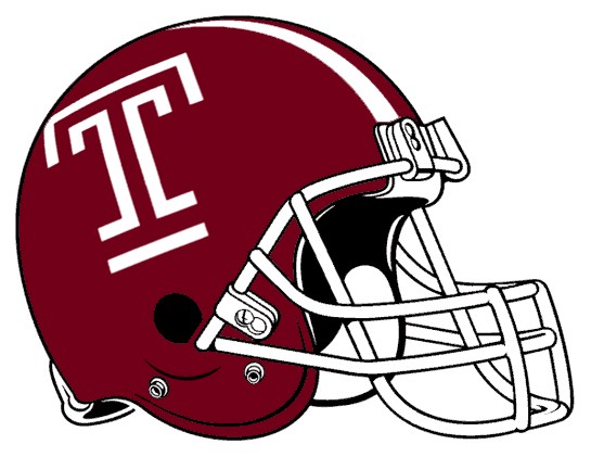 Temple Owls Logo - Temple Owls Helmet - NCAA Division I (s-t) (NCAA s-t) - Chris ...