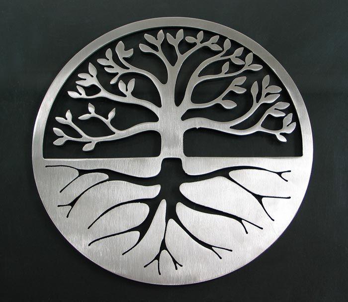 Like Symbol Circle with Black Tree Logo - Black tree Logos
