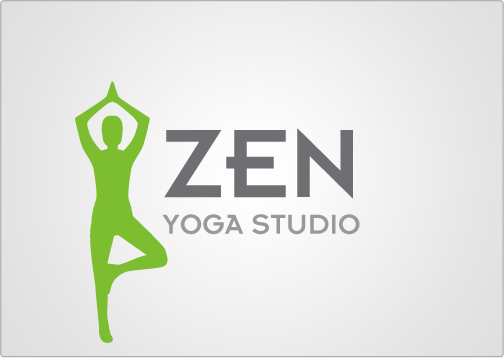 Zen Yoga Logo - Logo Template. TOI Design. Zen Yoga Studio