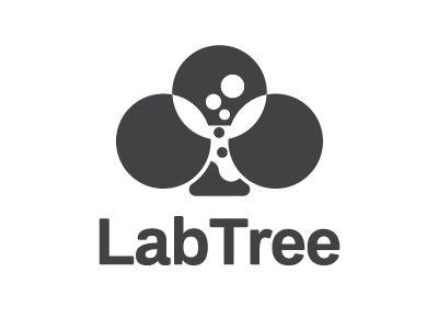 Like Symbol Circle with Black Tree Logo - Lab Tree Logo Black and White by Sons Creative | Dribbble | Dribbble