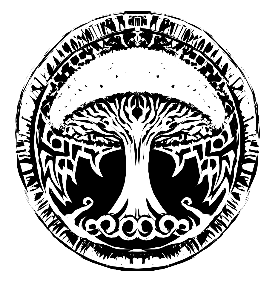 Like Symbol Circle with Black Tree Logo - LogoDix