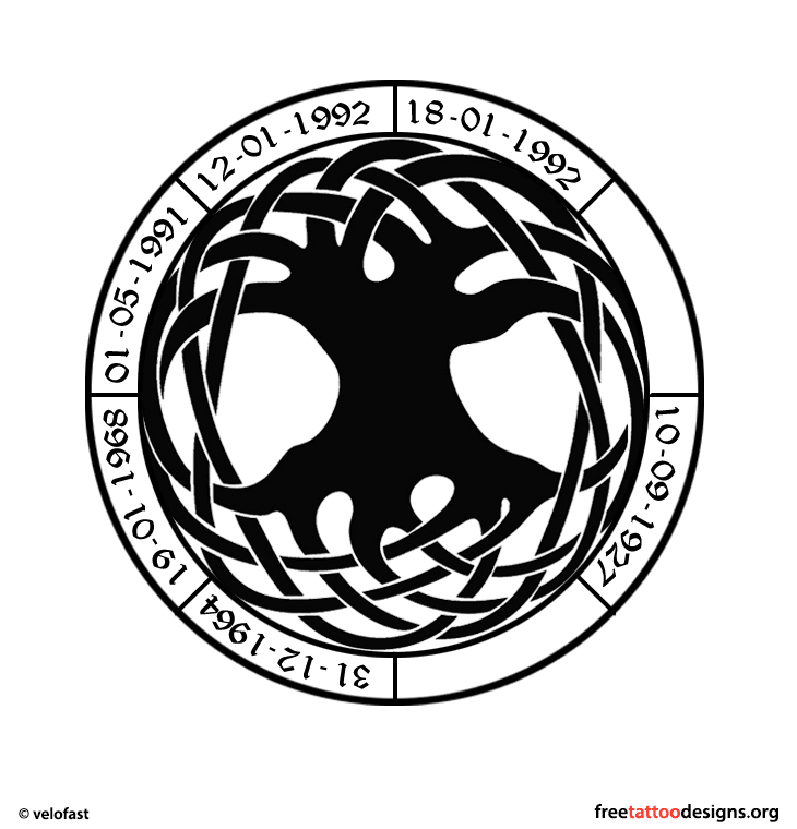 Like Symbol Circle with Black Tree Logo - Tree Tattoos. Palm, Tree Of Life, Pine Tree Tattoo. Tattoo Design