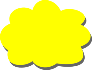 Yellow Cloud Logo - Yellow Cloud Wind Clip Art at Clker.com - vector clip art online ...