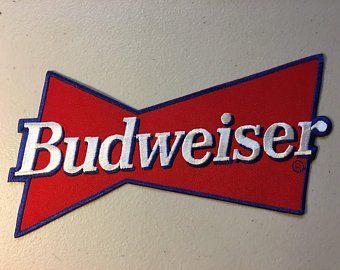 Bud Bowtie Logo - Budweiser logo | Etsy